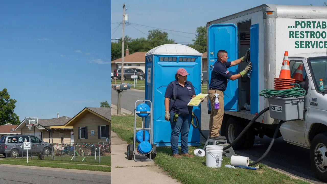 Portable Toilet Rental in Ridge Farm, IL near me